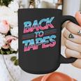 Back To Tapes Retro Cassette Mixtape 80s Nostalgia Graphic Print Coffee Mug