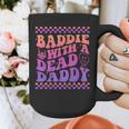 Baddie With A Dead Daddy Dead Dad Club Baddie On Back Graphic Print Coffee Mug