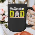 Ballpark Dad Baseball Softball Dad Of Ballers Graphic Print Coffee Mug