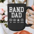 Band Dad Pay Drive Clap Repeat Marching Band Dad Graphic Print Coffee Mug