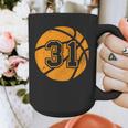 Basketball Player 31 Basketball Mom Dad Jersey Number 31 Graphic Print Coffee Mug