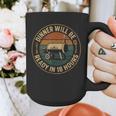 BBQ Dad Smoking Meat Smoker Barbecue Dad Graphic Print Coffee Mug