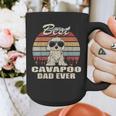 Best Cavapoo Dad Ever Vintage Retro Dog Dad Graphic Print Coffee Mug