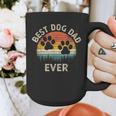 Best Dog Dad Ever Vintage Father's Day Dog Lover Graphic Print Coffee Mug