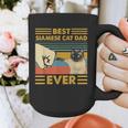 Best Siamese Cat Dad Ever Retro Vintage Sunset Graphic Print Coffee Mug
