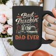 Best Truckin Dad Ever Trucker Truck Driver Father's Day Men Graphic Print Coffee Mug