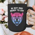 Bi Shy And Ready To Cry Bisexual Introvert Bi Pride Graphic Print Coffee Mug Bi Shy And Ready To Cry Bisexual Introvert Bi Pride Graphic Print Coffee Mug
