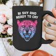 Bi Shy And Ready To Cry Bisexual Introvert Bi Pride Graphic Print Coffee Mug Bi Shy And Ready To Cry Bisexual Introvert Bi Pride Graphic Print Coffee Mug