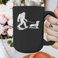 Bigfoot Walking Dachshund Tee Wiener Dog Dad Graphic Print Coffee Mug