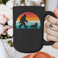 Bigfoot Walking a Dog Corgi Lovers Dog Dad Graphic Print Coffee Mug