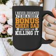 Bonus Cheer Dad Cheer Step Dad Graphic Print Coffee Mug