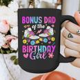 Bonus Dad Of The Birthday Girl Rolling Skate Bday Family Graphic Print Coffee Mug