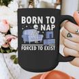 Born To Nap Forced To Exist Lazy Skeleton Couch Introverts Graphic Print Coffee Mug