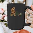 Boston Terrier Bigfoot Dog Walking Dog Mom Dad Kids Graphic Print Coffee Mug