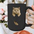 British Shorthair Cat Pocket Cat Mom Cat Dad Cat Lover Graphic Print Coffee Mug