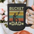Bucket Dad Softball Dad Baseball Coach Father's Day Graphic Print Coffee Mug