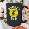 Bucket Dad Softball Dad Baseball Father's Coach Graphic Print Coffee Mug