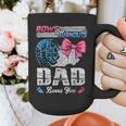 Burnouts Or Bows Your Dad Loves You Gender Reveal Graphic Print Coffee Mug