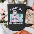 I Can't Go My Cat Said No Introvert Anxiety Cat Lover Graphic Print Coffee Mug I Can't Go My Cat Said No Introvert Anxiety Cat Lover Graphic Print Coffee Mug