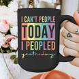 I Can't People Today I Peopled Yesterday Introvert Life Graphic Print Coffee Mug