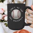 I Can't My Son Has Baseball Practice For Moms Dads T-Shirt Graphic Print Coffee Mug