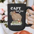 Capy Last Day Of School Capybara Graduation Quote Graphic Print Coffee Mug