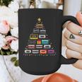 Cassette Tape Christmas Tree Graphic 80s 90s Retro Nostalgia Graphic Print Coffee Mug