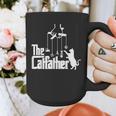 Cat Dad Life The Catfather Fathers Day Vintage Graphic Print Coffee Mug