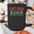 Cat Dad The Man The Myth Cat Lover Kitten Owner Kitty Graphic Print Coffee Mug