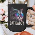 Cat Daddy Shirt Cat Sunglasses Cool Cat Dad Men Father Graphic Print Coffee Mug