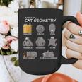 Cat Geometry Math Cat For Cat Dad Cat Mom Kids Graphic Print Coffee Mug