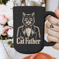 Cat Lover The CatFather Cat Dad Graphic Print Coffee Mug