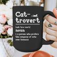 Cat-Trovert Definition Cat Introvert Pet Lover Graphic Print Coffee Mug Cat-Trovert Definition Cat Introvert Pet Lover Graphic Print Coffee Mug