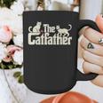 The Catfather Cat Dad Father's Day Cat Lover Graphic Print Coffee Mug
