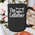 The Catfather Cat Dad Fathers Day Vintage Father's Day Graphic Print Coffee Mug