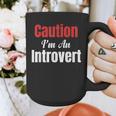 Caution I'm An Introvert Sarcastic Geek Video Gamer Jokes Graphic Print Coffee Mug Caution I'm An Introvert Sarcastic Geek Video Gamer Jokes Graphic Print Coffee Mug