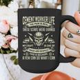 Cement Worker Life Concrete Finisher Dad Father Graphic Print Coffee Mug