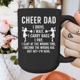 Cheer Dad Cheerleading Dad Of A Cheerleader Father Graphic Print Coffee Mug
