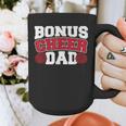 Cheer Stepdad Bonus Cheer Dad Red Graphic Print Coffee Mug