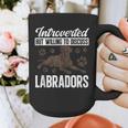 Chocolate Lab Dog Introvert Chocolate Labrador Retriever Graphic Print Coffee Mug Chocolate Lab Dog Introvert Chocolate Labrador Retriever Graphic Print Coffee Mug