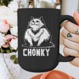 Chonk Fat And Hairy Cat Cats Kittens Dad Graphic Mom Funny Graphic Print Coffee Mug