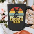 Chorkie Dad Retro Sunset Chihuahua Yorkie Mix Lover Graphic Print Coffee Mug