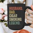 Cigar Lover For Dad Men Vintage Cigar Saying Graphic Print Coffee Mug