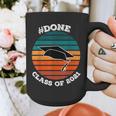 Class Of 2021 Done Senior Graduation Retro Sunset Graphic Print Coffee Mug