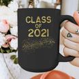 CLASS Of 2021 Gold Bokeh Confetti Fun Graduation Graphic Print Coffee Mug