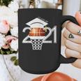 Class 2021 Graduation Senior Basketball Player Graphic Print Coffee Mug