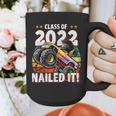 Class Of 2022 Monster Truck Graduation Cap Retro Sunset Boy Graphic Print Coffee Mug