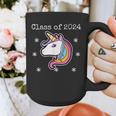 Class Of 2024 Graduation Year Unicorn Tee Shirt Graphic Print Coffee Mug