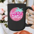 Class Of 2024 Senior Pink Retro Classic Girl Grad Graduation Graphic Print Coffee Mug