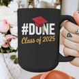 Class Of 2025 Graduation Hashtag DONE Graduate Graphic Print Coffee Mug